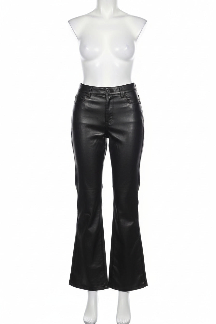 Luxe Leather Trousers - Available in Size 10, 12 & 14 | Statement Bottoms
