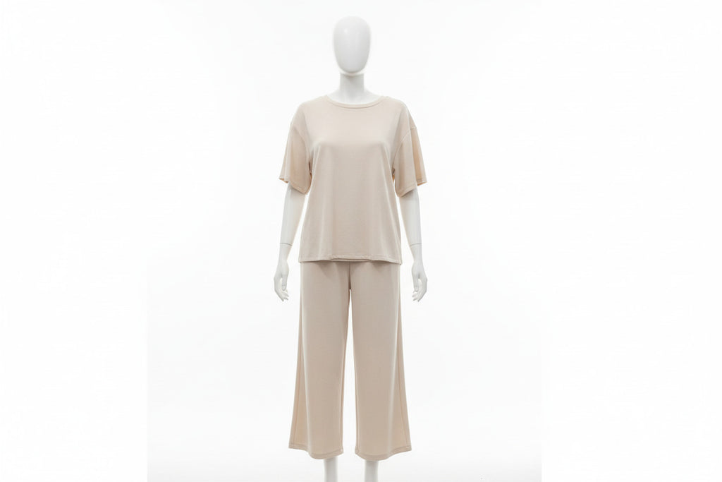 Short Sleeve Lounge Set - Premium Summer Loungewear