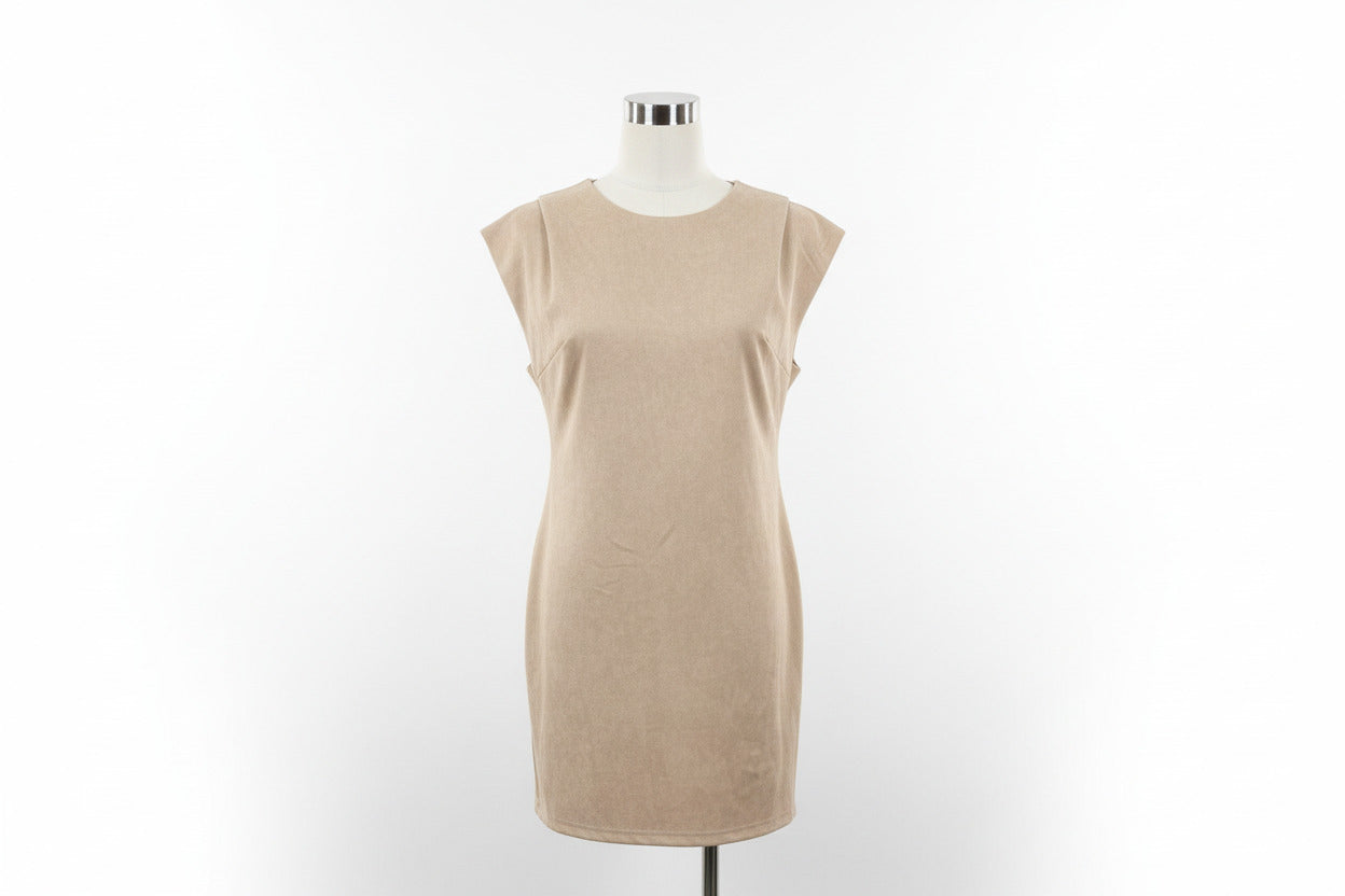 Luxe Suede Going Out Dress - S/M & M/L | Elegant Party Dress
