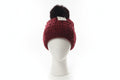 Luxe Knit Beanie Hat - Red, Cream & Black | Cosy Winter Essential