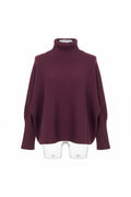 Luxe Soft-Feel Knit Jumper - Burgundy