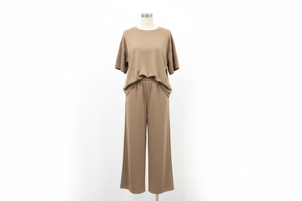 Short Sleeve Lounge Set - Premium Summer Loungewear