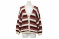 Striped Knit Cardigan - One Size
