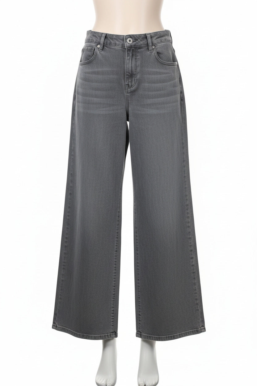 Marbled Black & Grey Jeans - Size 10 & 12 | Unique Denim