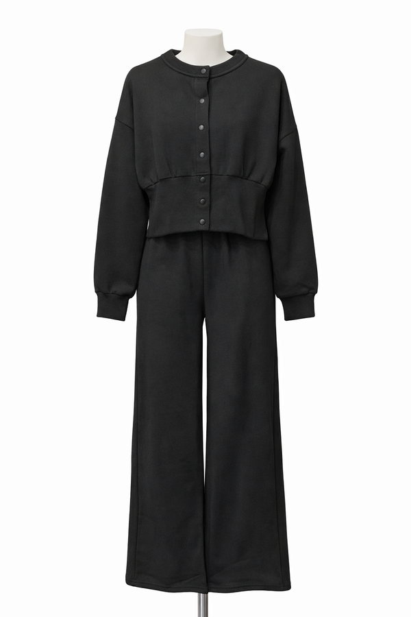 Knitted Lounge Tracksuit - Cosy Two-Piece Set