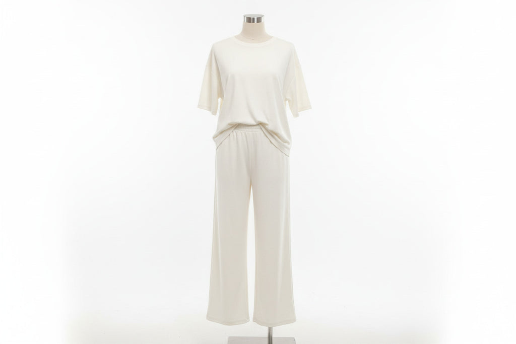 Short Sleeve Lounge Set - Premium Summer Loungewear