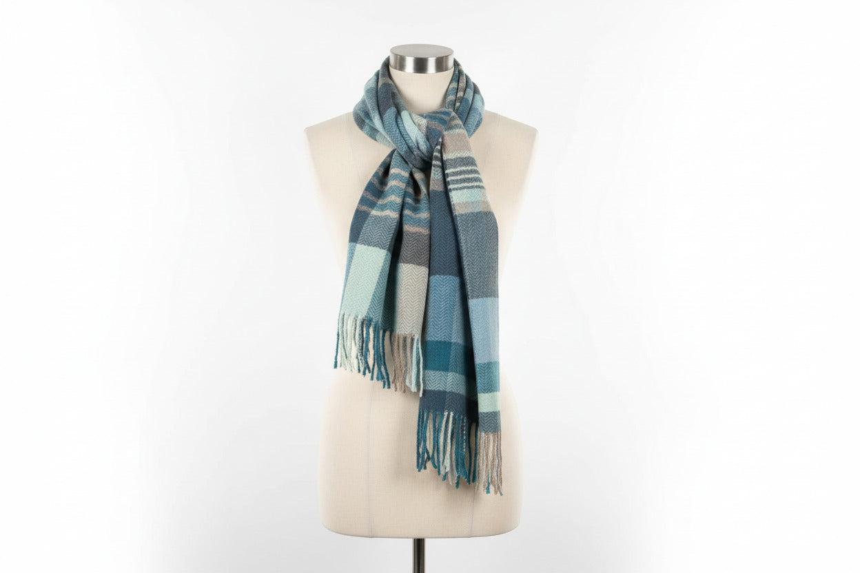 Luxe Soft Knit Scarf - Available in Blue & Pink
